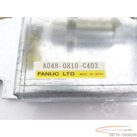 Składnik Fanuc A04B-0810-C403 Druckregler mit Okaya R.A.V-781BYZ-2 Überspannungsschutz