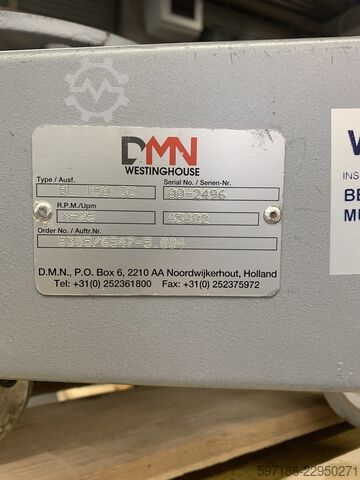 Sas de soufflage DMN Westinghouse BL 150 3C