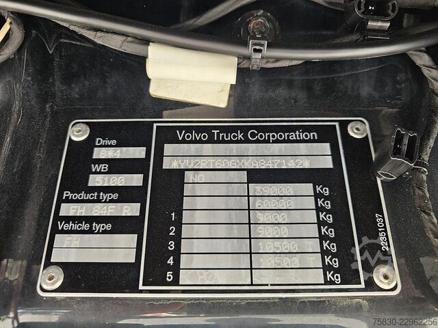 Φορτηγό γερανού Volvo FH540 8X4 / 8X2 / HMF 28TM KRAN / CRANE / OPRIJ...