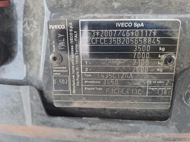 Koelwagen met geïsoleerde laadbak IVECO DAILY 35C16H3.0 ISOTERMICO/FRIGO