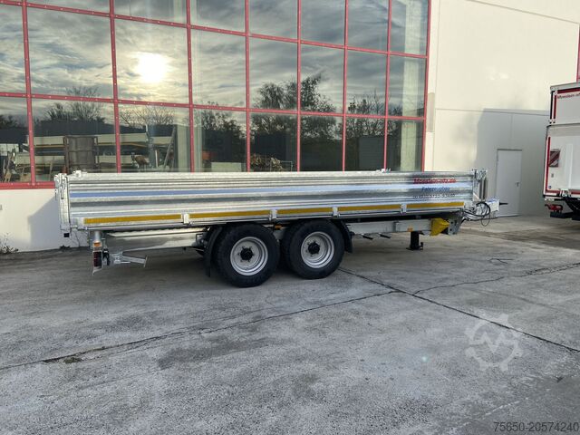 Kiepaanhangwagen Möslein TTD 11 Breite Reifen  Kipper Tieflader, Breite Reifen-- Neufahrzeug --