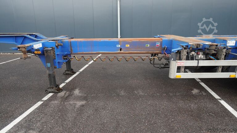 Containervervoer Pacton 3 AXLE MULTI CONTAINER TRANSPORT TRAILER EXTEND...