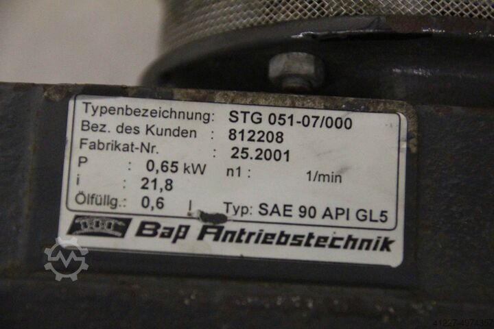 Getriebemotor 0,65 kW Bap Antriebstechnik STG