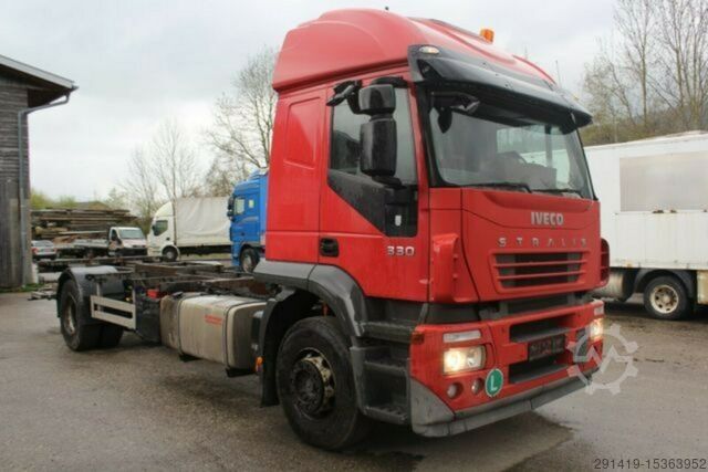 Interchangeable chassis IVECO STRALIS AT 190 S 33 EURO 5 BDF BAUJAHR 2007