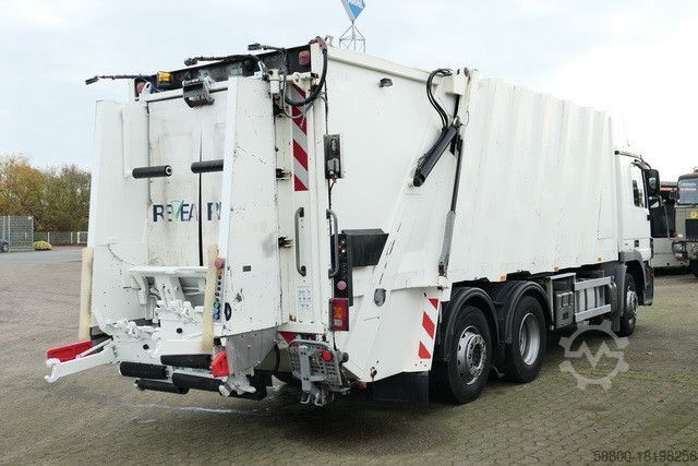 Vuilniswagen MERCEDES-BENZ 2532 L Actros 6x2, Faun, Variopress, Zöller, AC