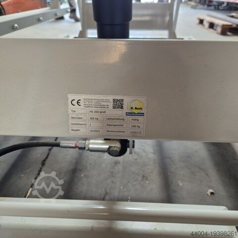 Schaarheftafel Beck HS300G