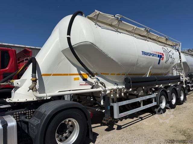 Silo semitrailer KÄSSBOHRER Zementsilo 35 m³/3- Achsen/BPW Achsen/Luft-Lift