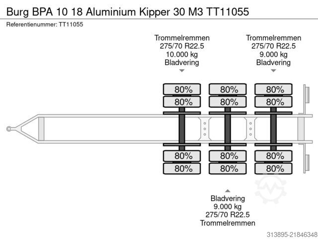Kipper Burg BPA 10 18 Aluminium Kipper 30 M3
