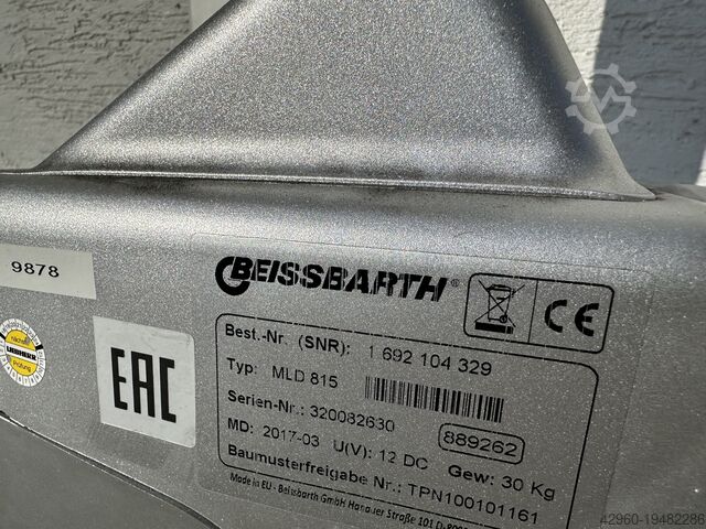 Συσκευή ρύθμισης φώτων Beissbarth MLD 815