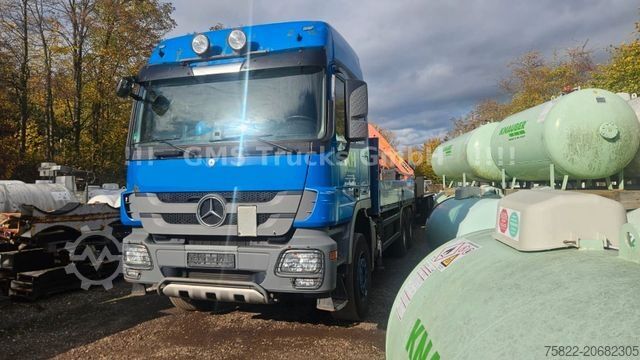Grue montée sur camion MERCEDES-BENZ Actros 2644 / 6X4 / Kran Palfinger PK29002 WINCH