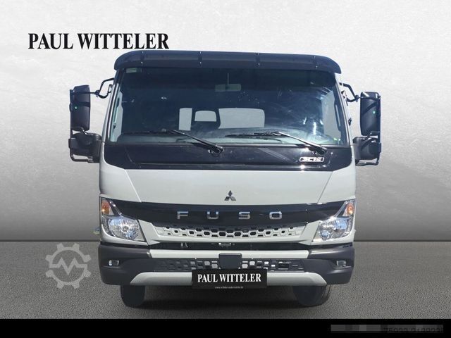 Φορτηγό ανατρεπόμενο βαν MITSUBISHI Canter 3C15 Hinterkipper mit Staubox AHK3,5/grau