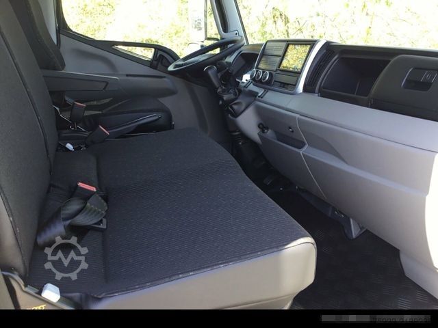 Φορτηγό ανατρεπόμενο βαν MITSUBISHI Canter 3C15 Hinterkipper mit Staubox AHK3,5/grau
