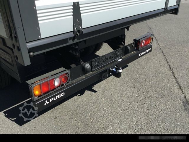 Φορτηγό ανατρεπόμενο βαν MITSUBISHI Canter 3C15 Hinterkipper mit Staubox AHK3,5/grau