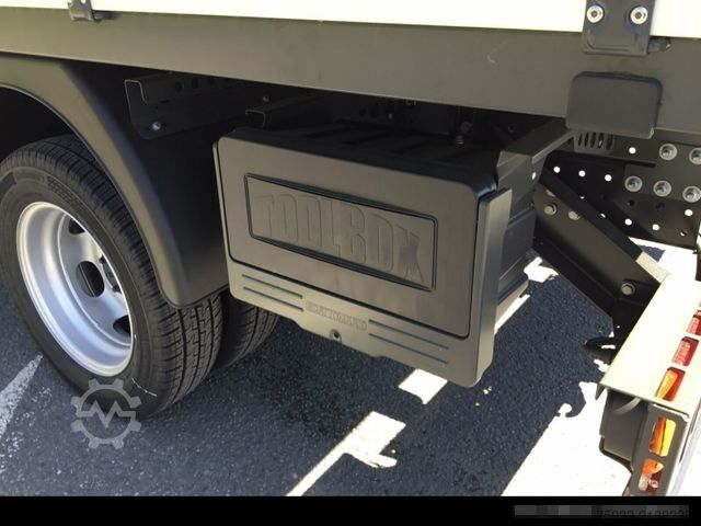 Φορτηγό ανατρεπόμενο βαν MITSUBISHI Canter 3C15 Hinterkipper mit Staubox AHK3,5/grau