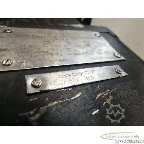 Motore Siemens Siemens 1HU3076-0AC01-0ZZ9 -Z Z=G43 SN: E9365783001002 Permanent Magnet Motor