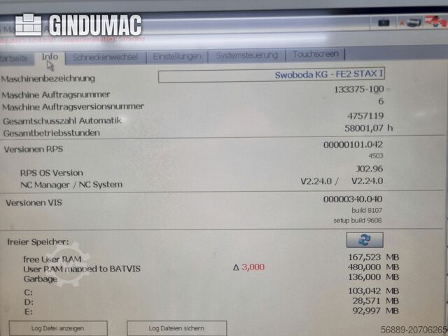 Máquina de moldeo por inyección hidráulica Battenfeld VM 150/750V R1520 UNIGLOG B6S