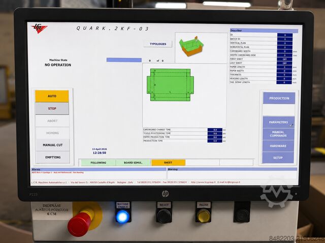 Producție de carton LCR Flexicut 2800