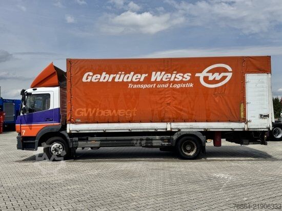 Tenteli düz yataklı kamyon MERCEDES-BENZ ATEGO  1224