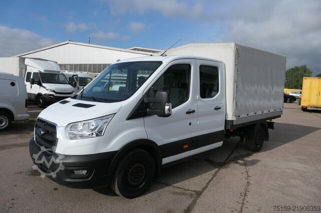 Schuifzeil bestelwagen ford Transit 350 2,0 TDCi DoKa 4x4 L3 Klima Tempomat Standheizung COC