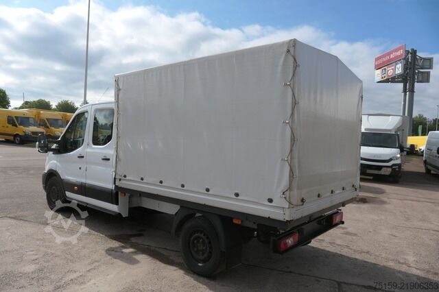 Schuifzeil bestelwagen ford Transit 350 2,0 TDCi DoKa 4x4 L3 Klima Tempomat Standheizung COC