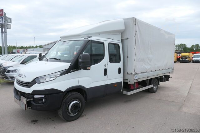 Βαν με κουρτίνα πλευράς iveco Daily 70C18H D70C DoKa LBW AHK Klima Tempomat Regaleinbauten COC Standheizung
