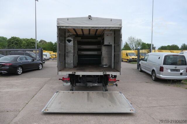 Βαν με κουρτίνα πλευράς iveco Daily 70C18H D70C DoKa LBW AHK Klima Tempomat Regaleinbauten COC Standheizung