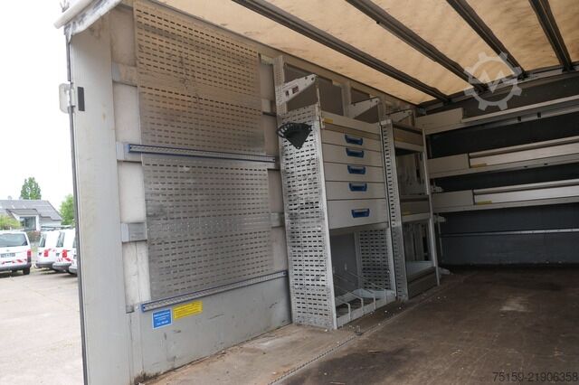 Βαν με κουρτίνα πλευράς iveco Daily 70C18H D70C DoKa LBW AHK Klima Tempomat Regaleinbauten COC Standheizung