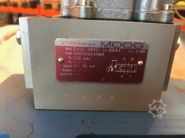 Moogklep D665-404A voor Battenfeld Moog D665-404A