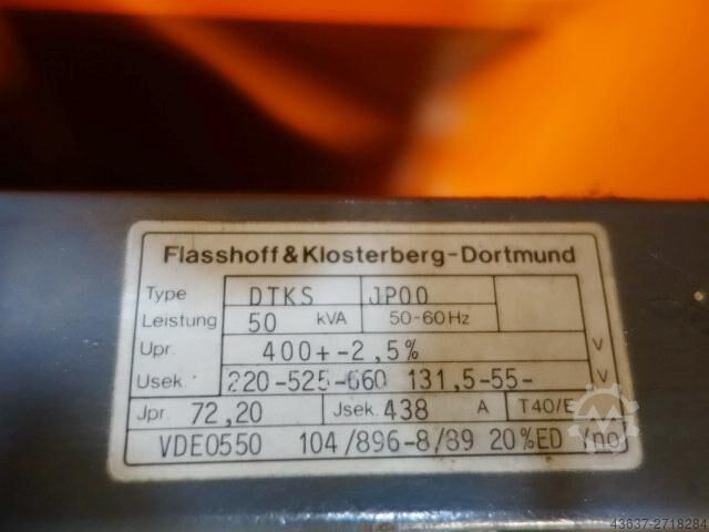 Vermogenstestkast met transformator