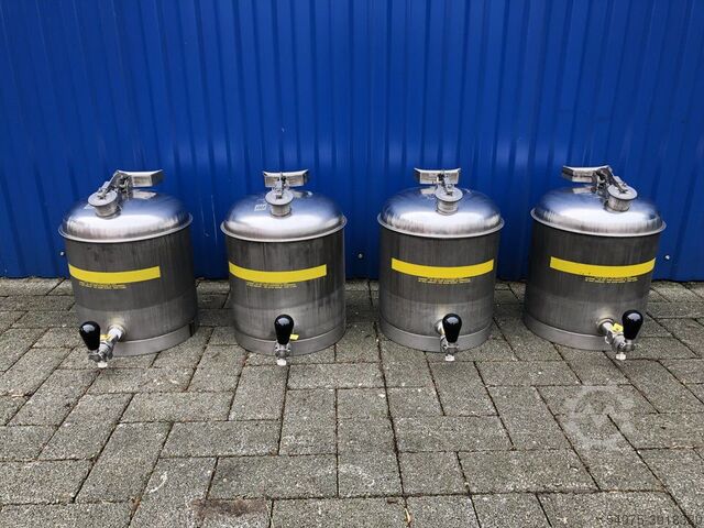 Vulcontainer roestvrijstalen ketelbus 10261