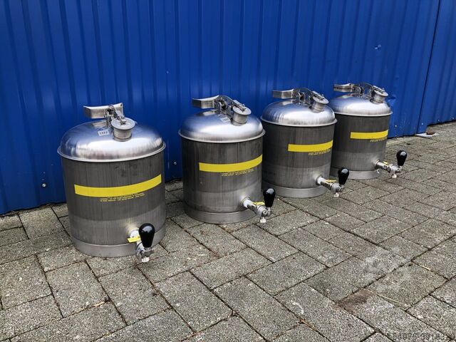 Vulcontainer roestvrijstalen ketelbus 10261