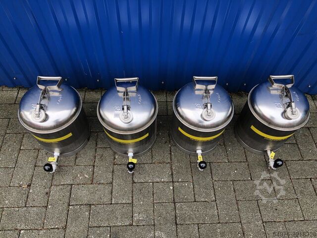 Vulcontainer roestvrijstalen ketelbus 10261