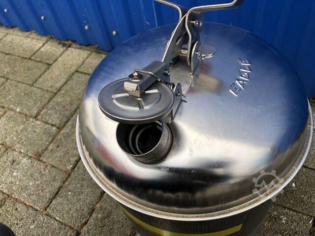 Vulcontainer roestvrijstalen ketelbus 10261