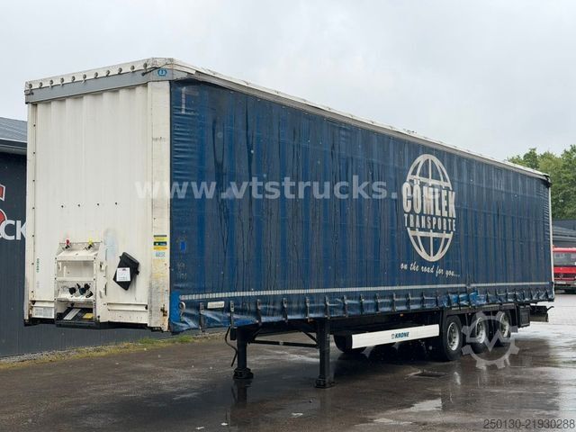 Semirremolque abierto con toldo KRONE SD Curtainsider, Edscha / MEGA / Liftachse/EBS-E