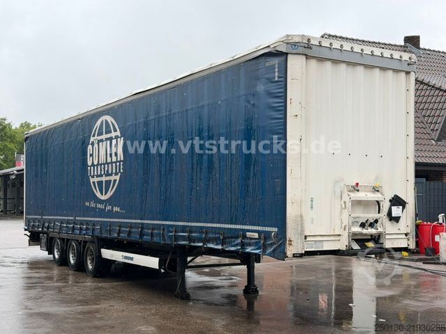 Semirremolque abierto con toldo KRONE SD Curtainsider, Edscha / MEGA / Liftachse/EBS-E