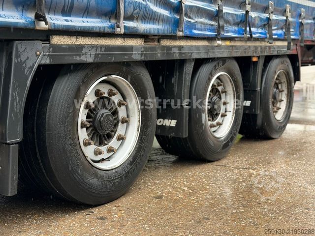 Semirremolque abierto con toldo KRONE SD Curtainsider, Edscha / MEGA / Liftachse/EBS-E