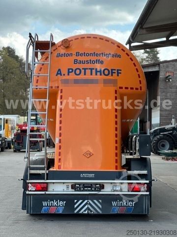 Semirremolque silo FELDBINDER EUT 37.3 FFB-SILO /1 Kammer 35m³/EBS/ SAF