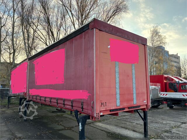 Výměnná nástavba s plošinou a plachtou 6 m Titgemeyer BDF 6 m Brücke Curtain/Schiebeplane