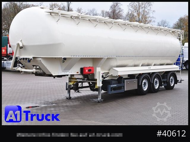 Naczepa silos HEITLING SDBH 54, 7 Kammern, Futter Feed Lenkachse, Alufelgen,