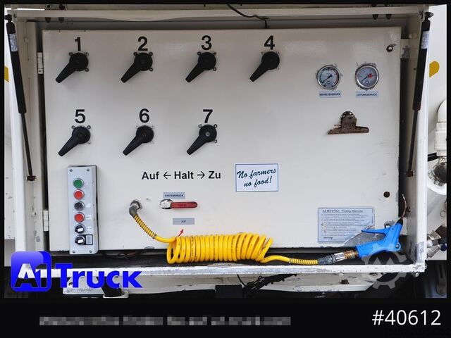 Naczepa silos HEITLING SDBH 54, 7 Kammern, Futter Feed Lenkachse, Alufelgen,