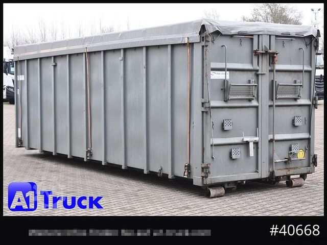 Κοντέινερ γάντζου POL OSTEG Abrollcontainer 47,5m³, Mulde, Dachplane, Portaltür