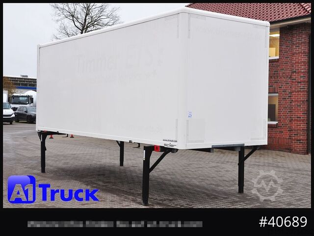 Udskifteligt lad med boksstruktur SPIER WB Koffer, 7,45, guter Zustand, verzinkt, Rolltor