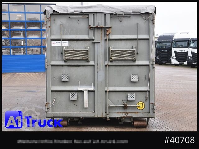 Κοντέινερ γάντζου POL OSTEG Abrollcontainer 47,5m³, Mulde, Dachplane, Portaltür