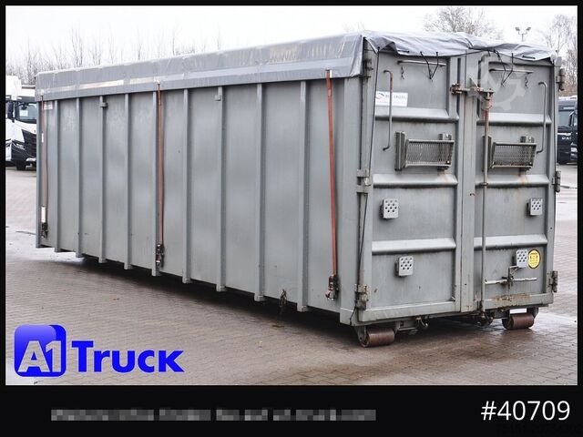 Κοντέινερ γάντζου POL OSTEG Abrollcontainer 47,5m³, Mulde, Dachplane, Portaltür