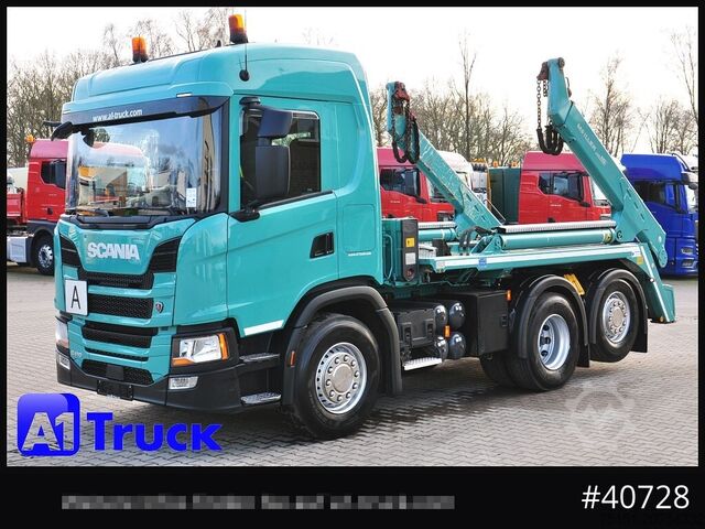 Tipbil SCANIA G410 Meiller AK 16 Funk Lenkachse