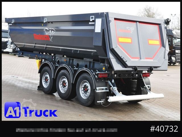 Kippers oplegger REISCH Steelpipe-R 25m³ NEU Stahl Lift SAF Hardox