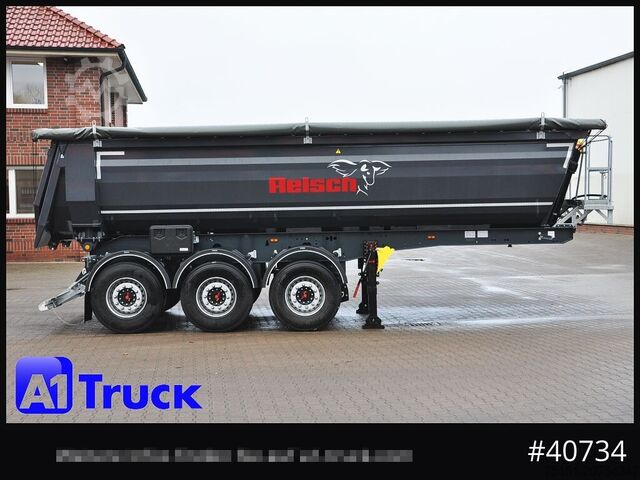 Kippers oplegger REISCH Steelpipe-R 25m³ NEU Stahl Lift SAF Hardox