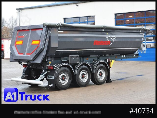 Kippers oplegger REISCH Steelpipe-R 25m³ NEU Stahl Lift SAF Hardox