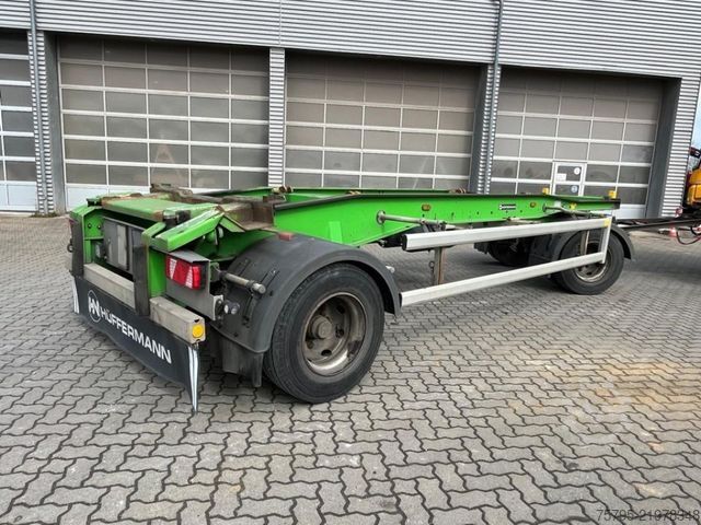 Remolque roll off HÜFFERMANN 2-achs Abrollanhänger HSA 18.70 Containeranhänge