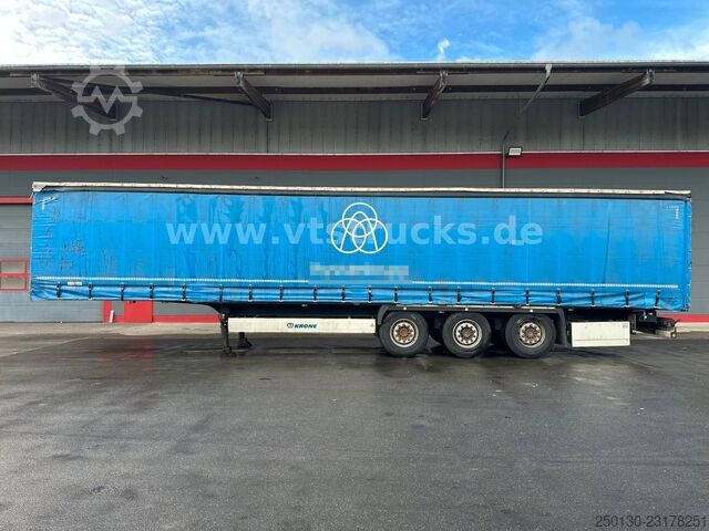 Semirremolque abierto con toldo KRONE SD Curtainsider/Rungen/Hubdach/Box/Liftachse